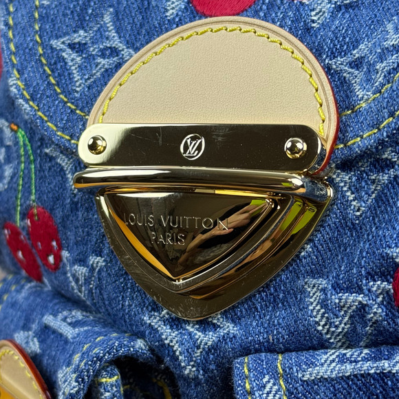 LOUIS VUITTON x TAKASHI MURAKAMI Venice NM Denim Mini Backpack NWT M13679 - Picture 10 of 11